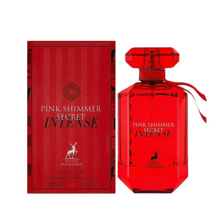 Maison Alhambra Pink Shimmer Secret Intense EDP 100ML For Women