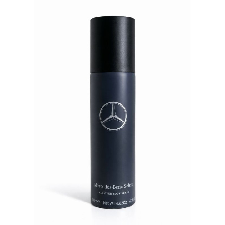 Mercedes Benz Select All Over Body Spray 200ML For Men