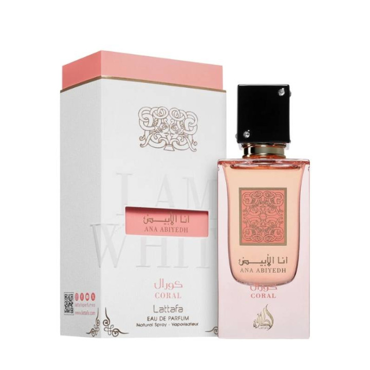 Lattafa Ana Abiyedh Coral EDP 60ML For Both