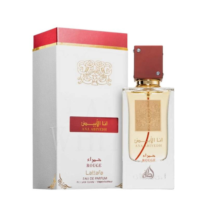 Lattafa Ana Abiyedh Rouge EDP 60ML For Both
