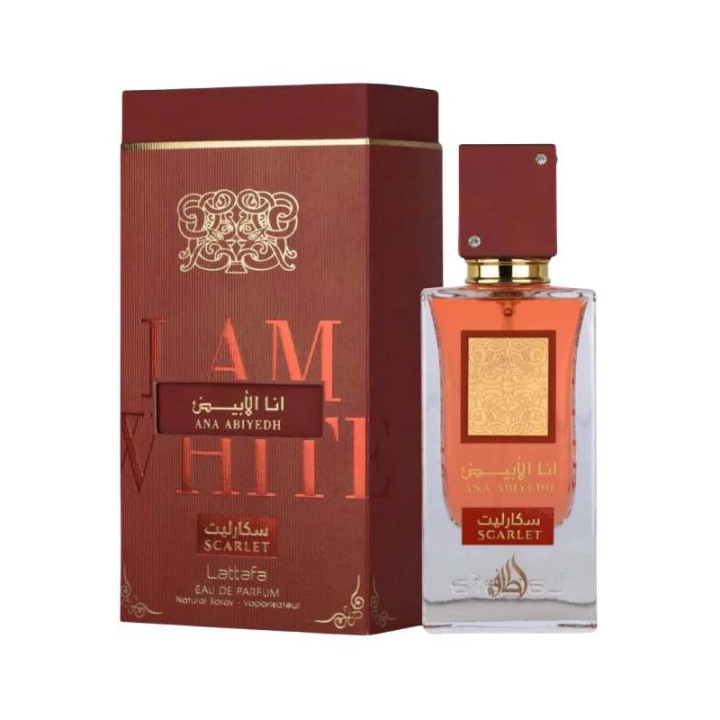 Lattafa Ana Abiyedh Scarlet EDP 60ML For Women