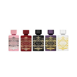 Lattafa Badee Al Oud Collection – 5×5ML EDP Gift Set For Both (Honor & Glory +Sublime +Amethyst +Oud for Glory + Noble Blush)