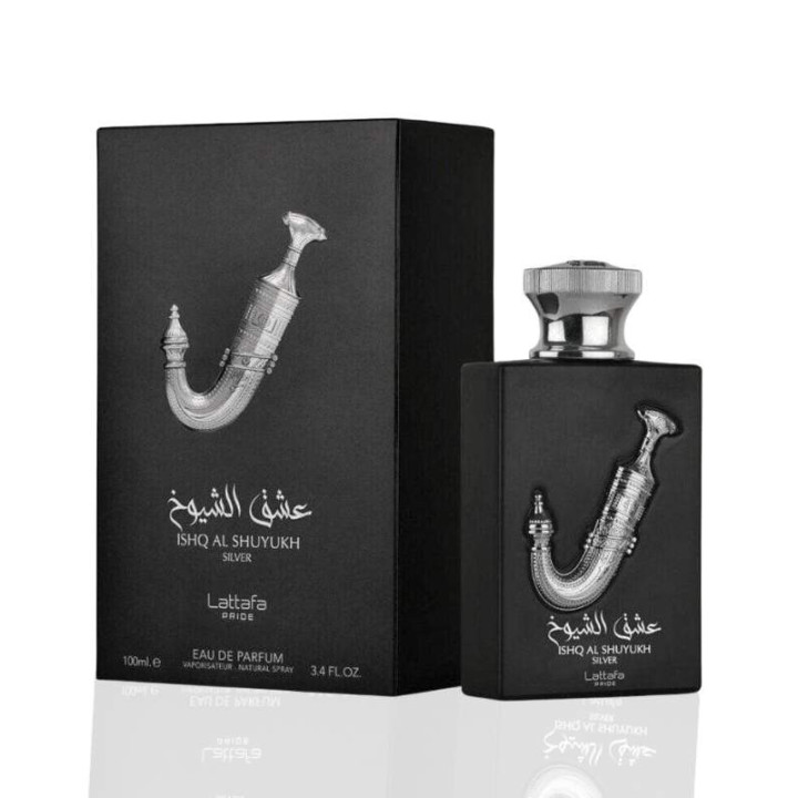 Lattafa Ishq Al Shuyukh Silver EDP 100ML For Both