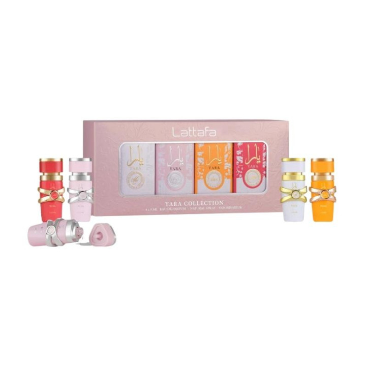 Lattafa Yara Collection 4pc set Edp 5ML Gift Set For Women